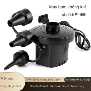Máy Bơm Điện 2 Chiều Nhanh 220V - Hút Chân Không, Bơm Phao & Đệm Hơi Hồ Bơi