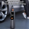 Máy bơm hơi lốp không dây 120W, pin đôi 4.000mAh, chip AI tự động ngắt, giá 770k 5