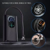 Máy bơm hơi lốp ô tô 12V mini độ chính xác cao - bơm không khí điện tử cho xe máy, xe đạp, ô tô, giá 140.000₫ 2