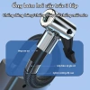 Máy bơm hơi lốp ô tô 12V mini độ chính xác cao - bơm không khí điện tử cho xe máy, xe đạp, ô tô, giá 140.000₫ 5