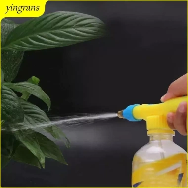 Máy bơm không khí áp suất cao + chai nước điều chỉnh, vòi phun đa năng - Giá 35.000đ