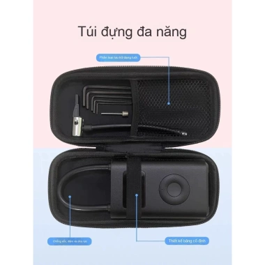 Máy bơm không khí ô tô áp suất cao túi bảo vệ tương thích Xiaomi 1s - 76.100 VND