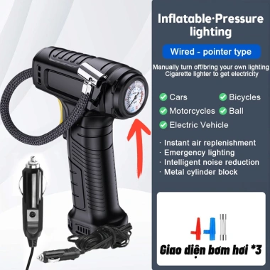 Máy bơm lốp di động không dây LAMJAD Bơm nhanh, chất lượng cao, giá 189.000₫ 10