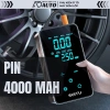 Máy Bơm Lốp Màn Hình Cảm Ứng ST9.616 Đa Năng Ô Tô - Xe Máy - Xe Đạp, Đèn Flash & Sạc Dự Phòng, Giá 523.000₫ 6