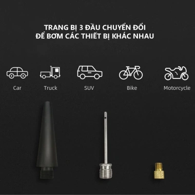 Máy bơm lốp xe ô tô 70mai Midrive TP03 TP07 - Tự động, bảo hành 6 tháng, giá 789.000đ