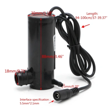 Máy bơm nước chìm Hrtyvhin DC 12V 36W 10m 400L/h – Đài phun rửa xe tiết kiệm 2