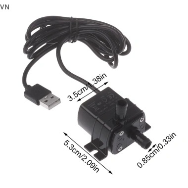 Máy bơm nước USB không chổi than Mingxuan2 5V 1W 130L/h Lift 100cm siêu yên tĩnh bể cá chìm Circulag 5 Máy bơm nước USB không chổi than Mingxuan2 5V 1W 130L/h Lift 100cm siêu yên tĩnh bể cá chìm Circulag 5