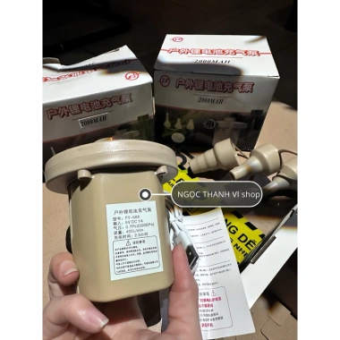Máy Bơm Phao 2 Chiều Dùng Pin 2.000mAh Type‑C Không Dây – Cao Cấp, Bơi, Giường, Nệm, Đệm Hơi Ô Tô, Giá 450.000₫