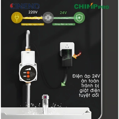 Máy Bơm Tăng Áp Biến Tần CINEND DC15-18/20/30 Chính Hãng - Êm Ái Nhỏ Gọn Dễ Lắp Đặt Ưu Đãi 780.000₫