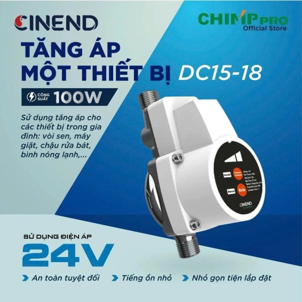 Trải nghiệm thực tế: Đánh giá hiệu năng và độ êm ái của máy bơm tăng áp CINEND DC15-18/20/30