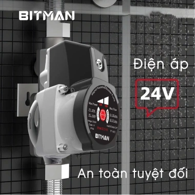 Máy Bơm Tăng Áp Biến Tần DC15-18 BITMAN Chính Hãng - Nhỏ Gọn, Dễ Lắp Đặt, 780.000