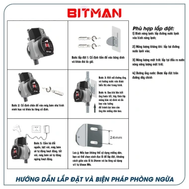 Máy Bơm Tăng Áp Biến Tần DC15-18 BITMAN Chính Hãng - Nhỏ Gọn, Dễ Lắp Đặt, 780.000 5 Máy Bơm Tăng Áp Biến Tần DC15-18 BITMAN Chính Hãng - Nhỏ Gọn, Dễ Lắp Đặt, 780.000 5