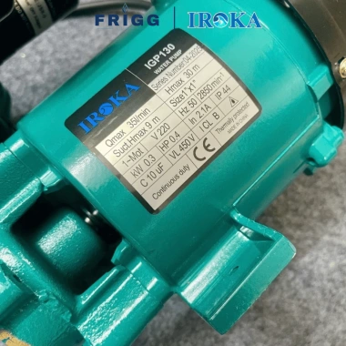 Máy bơm tăng áp IROKA IGP130 300W Động cơ đồng áp lực mạnh tiết kiệm 5