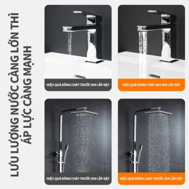 Máy Bơm Tăng Áp Tự Động 150W - Ép Nước Mạnh Nước Nóng & Toilet, Bảo Hành 12 Tháng, 490.000đ 8