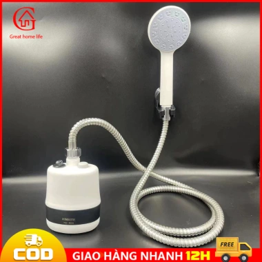 Máy bơm vòi hoa sen du lịch di động, nhỏ gọn đa năng cắm trại - 100.000 VNĐ, COD 12h Máy bơm vòi hoa sen du lịch di động, nhỏ gọn đa năng cắm trại - 100.000 VNĐ, COD 12h