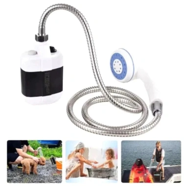Máy bơm vòi hoa sen du lịch di động, nhỏ gọn đa năng cắm trại - 100.000 VNĐ, COD 12h