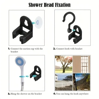 Máy bơm vòi hoa sen du lịch di động, nhỏ gọn đa năng cắm trại - 100.000 VNĐ, COD 12h