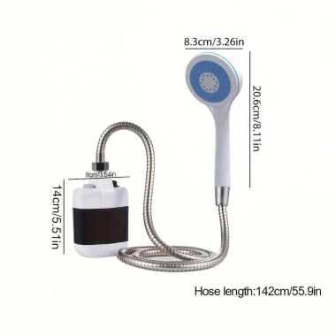 Máy bơm vòi hoa sen du lịch di động, nhỏ gọn đa năng cắm trại - 100.000 VNĐ, COD 12h 9 Máy bơm vòi hoa sen du lịch di động, nhỏ gọn đa năng cắm trại - 100.000 VNĐ, COD 12h 9