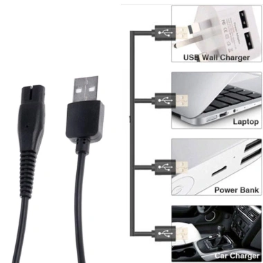 Máy cạo dây điện YZ HQ8.505 1M 5V, Cáp sạc USB du lịch, Giá chỉ 37.730 VND