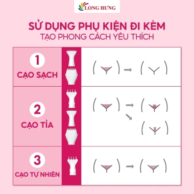 Máy cạo lông Bikini Panasonic ES-WV62BH202 - Hàng chính hãng, pin AA, 1.399.000₫