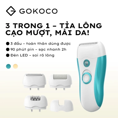 Máy Cạo Lông Đa Năng 3 trong 1 - Cạo mặt, cơ thể, nách, bikini, râu toàn thân, an toàn không đau, giảm giá 20%