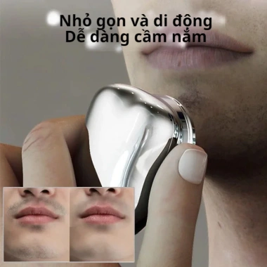 Máy Cạo Râu Điện JS Du Lịch Chống Nước, Sạc Type‑C, Pin Lâu, Cạo Ướt và Khô, Nhỏ Gọn, Giá 127k 6