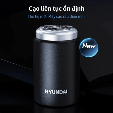 Máy cạo râu điện Mini HYUNDAI USB không dây, chống nước, sạc lại, bỏ túi