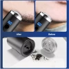 Máy cạo râu điện ướt khô sạc USB, chống nước, mini màn hình kỹ thuật số du lịch tiện 3
