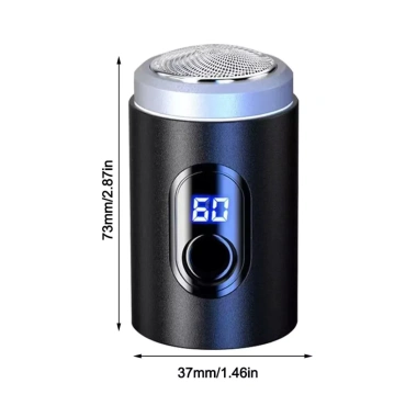 Máy cạo râu điện ướt khô sạc USB, chống nước, mini màn hình kỹ thuật số du lịch tiện 5