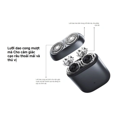 Máy cạo râu điện Xiaomi S200 chính hãng - Đầu siêu mịn, bảo hành 12 tháng, giảm giá còn 720.000đ 5 Máy cạo râu điện Xiaomi S200 chính hãng - Đầu siêu mịn, bảo hành 12 tháng, giảm giá còn 720.000đ 5