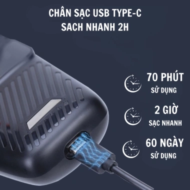 Máy cao râu DOMINIC DM5.356 mini cao cấp - Tông đơ du lịch cạo sạch, chỉ 636.999₫