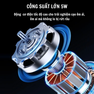 Máy cao râu DOMINIC DM5.356 mini cao cấp - Tông đơ du lịch cạo sạch, chỉ 636.999₫