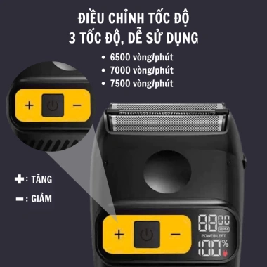 Máy cao râu DOMINIC DM5.356 mini cao cấp - Tông đơ du lịch cạo sạch, chỉ 636.999₫
