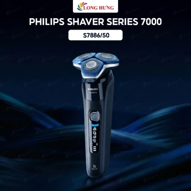 Máy cạo râu khô ướt Philips Series 7.000 S7.886/50 - Độ chính xác cao, pin lâu, giá chỉ 5.490.000 VND 2