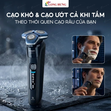 Máy cạo râu khô ướt Philips Series 7.000 S7.886/50 - Độ chính xác cao, pin lâu, giá chỉ 5.490.000 VND 7