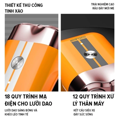 Máy cạo râu mini Coclear CS007 Động cơ tốc độ cao cạo khô và nước pin dùng tới 2 tháng bảo hành 1 năm giá chỉ 237.100 VND