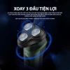 Máy Cạo Râu Nam Shaver 9D, Tỉa Lông Mũi, 3 Lưỡi Dao Kép, Chống Nước Tuệ Minh 110k 6