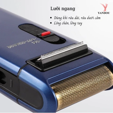 Máy cạo râu Yandou RSCW 312U lưỡi ngang sạc USB, tiện lợi, chỉ 179.000₫ giảm giá
