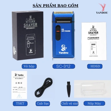 Máy cạo râu Yandou RSCW 312U lưỡi ngang sạc USB, tiện lợi, chỉ 179.000₫ giảm giá 7 Máy cạo râu Yandou RSCW 312U lưỡi ngang sạc USB, tiện lợi, chỉ 179.000₫ giảm giá 7
