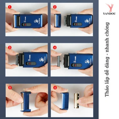 Máy cạo râu Yandou RSCW 312U lưỡi ngang sạc USB, tiện lợi, chỉ 179.000₫ giảm giá