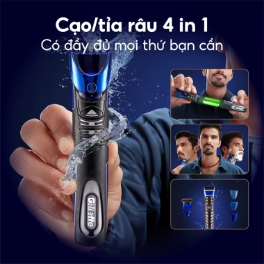 Máy cạo tỉa râu Gillette Styler 4 in 1 - 4 chức năng, giá 849.000 VNĐ 3 Máy cạo tỉa râu Gillette Styler 4 in 1 - 4 chức năng, giá 849.000 VNĐ 3