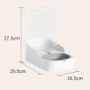 Máy cấp nước tự động cho thú cưng thép không gỉ không cắm – Đài phun cho chó mèo 6