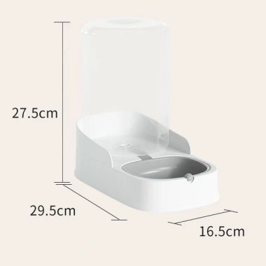 Máy cấp nước tự động cho thú cưng thép không gỉ không cắm – Đài phun cho chó mèo 6