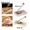 Máy cắt hạt dẻ đa năng, chống gỉ - Dụng cụ bóc vỏ, gọt vỏ macadamia, óc chó, tiện ích nhà bếp