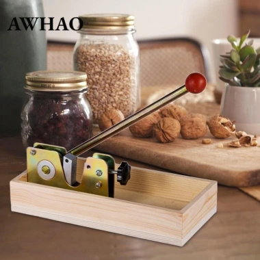 Máy cắt hạt dẻ đa năng, chống gỉ - Dụng cụ bóc vỏ, gọt vỏ macadamia, óc chó, tiện ích nhà bếp