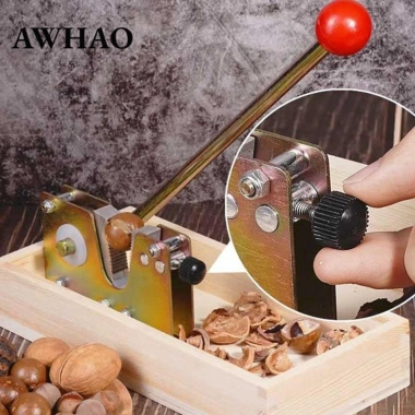 Máy cắt hạt dẻ đa năng, chống gỉ - Dụng cụ bóc vỏ, gọt vỏ macadamia, óc chó, tiện ích nhà bếp
