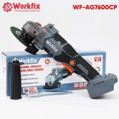Máy cắt mài góc pin WORKFIX WF-AG7.600CP - 7.600v/ph, không chổi than, chỉ 444.000đ 10 Máy cắt mài góc pin WORKFIX WF-AG7.600CP - 7.600v/ph, không chổi than, chỉ 444.000đ 10