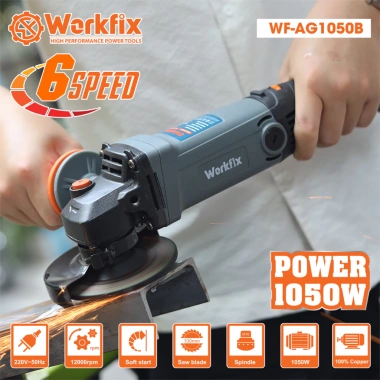 Máy cắt mài WORKFIX WF-AG1.050B 1.050W 6 mức tốc độ 12.000v/p - 574.000đ
