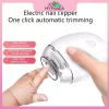 Máy cắt móng tay di động MYPANDA – điện, đèn LED, 3 tốc độ điều chỉnh, đánh bóng chuyên nghiệp