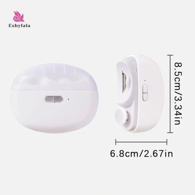 Máy cắt móng tay điện tự động USB sạc lại, đèn LED & mài bóng, phù hợp cho người lớn và bé 8